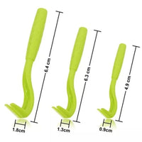 HKM-249939 Pet Flea and Tick Removal Tool Set - 3 Piece Plastic Clip Kit for Grooming and Care