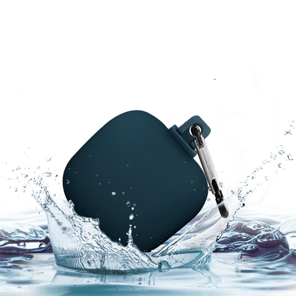 KTX-226195 Silicone Protective Sleeve for Powerbeats Pro Wireless Headphones - Adjustable Hook, Available in Red, Blue, Black