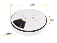 HKM-508435 Automatic Timed Pet Feeder - Plastic Design, Multiple Color Options