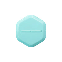 HKM-035923 Floating Hair Pet Shell Comb for Dogs and Cats - Long & Short Hair, Ivory White, Cream Powder, Mint Green, 95*20MM Size