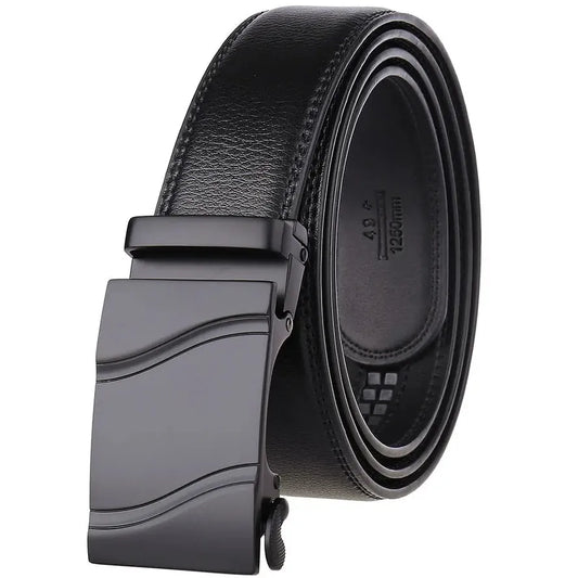 HKM-808659 Genuine Leather Automatic Men's Belt - Model LY36-21702-1