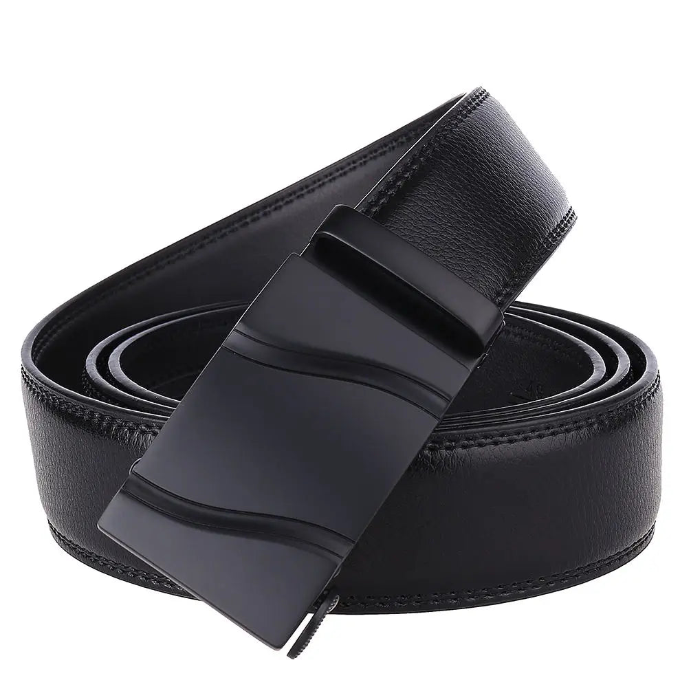 HKM-808659 Genuine Leather Automatic Men's Belt - Model LY36-21702-1