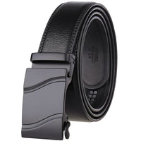 HKM-808659 Genuine Leather Automatic Men's Belt - Model LY36-21702-1