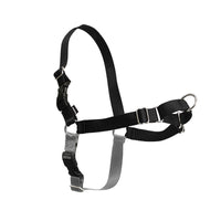 HKM-842259 Adjustable Nylon Dog Walking Collar in Black and Red - Sizes XS to XL Available
