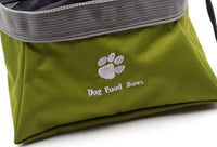 HKM-555859 Collapsible Waterproof Pet Bowl for Food and Water - Eco-Friendly Materials, Green, 20x20x9.5cm