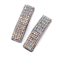 HKM-899923 Super Flashing Rhinestone Hairpin Set for Women - Geometric Alloy Clips
