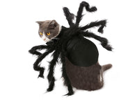 HKM-801107 Pet Spider Costume for Dogs and Cats - Feather Dress Up Outfit for Halloween and Parties