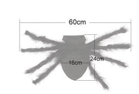 HKM-801107 Pet Spider Costume for Dogs and Cats - Feather Dress Up Outfit for Halloween and Parties