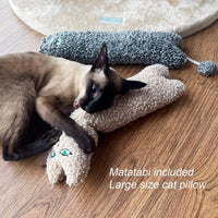 HKM-460051 Catnip Kicking Pillow Toy for Cats and Kittens - Soft and Safe Design with Matatabi for Stress Relief