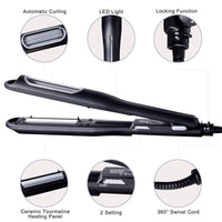 HKM-861395 Ceramic Tourmaline Electric Curling Iron for Quick Styling, 16MM-20MM Diameter