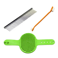 HKM-982739 Pet Grooming Tools Set - Essential Cleaning and Grooming Supplies for Dogs made of Pu and Stainless Steel