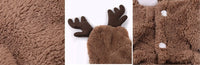 HKM-713683 Festive Santa Outfit for Cats in Plush Cotton Fabric, Multiple Sizes Available