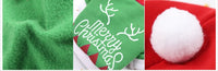 HKM-713683 Festive Santa Outfit for Cats in Plush Cotton Fabric, Multiple Sizes Available