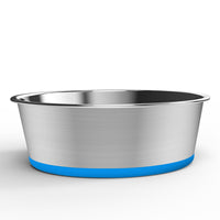 HKM-338835 Non-Slip Stainless Steel Dog Bowl for Medium and Large Dogs - Multiple Colors Available