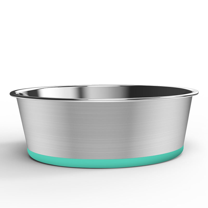 HKM-338835 Non-Slip Stainless Steel Dog Bowl for Medium and Large Dogs - Multiple Colors Available