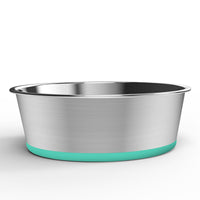 HKM-338835 Non-Slip Stainless Steel Dog Bowl for Medium and Large Dogs - Multiple Colors Available