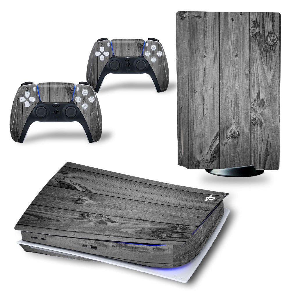 HKM-678355 Colorful Sticker Handle & Console Skin for PS5 - Frosted Finish, 3-Piece Set