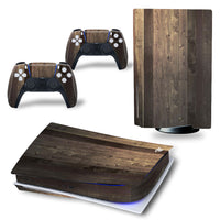 HKM-678355 Colorful Sticker Handle & Console Skin for PS5 - Frosted Finish, 3-Piece Set