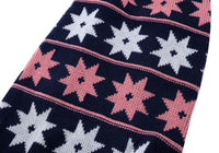 HKM-778067 Acrylic Fiber Princess Dog Sweater Skirt in Autumn Winter Star Wave Design