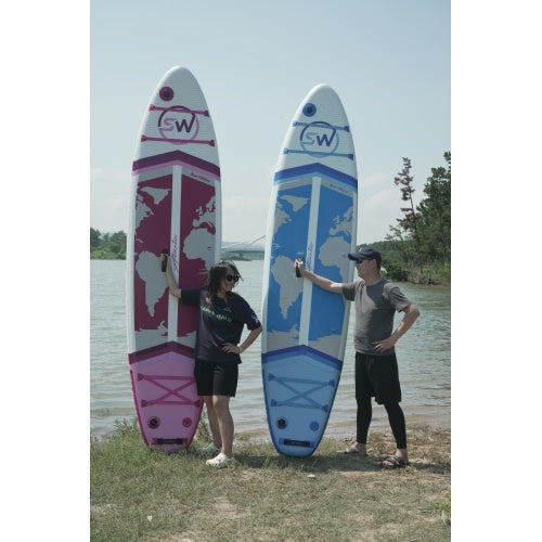 KTX-520659 Inflatable Stand-Up Paddle Board for Water Adventures - Lightweight and Portable Design