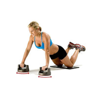 HKM-608915 360-Degree Rotatable Push-Up Stand for Enhanced Fitness Training