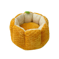 HKM-482259 Cozy Pumpkin Nest Warm Pet Mat for Cats and Small Dogs - Fall and Winter Comfort