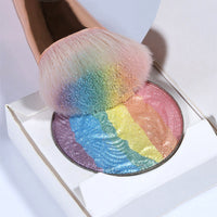 HKM-292627 Rainbow Makeup Powder Highlighter for Face and Eyes, 6g