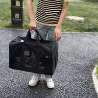 HKM-136147 Portable Foldable Pet Carrier for Dogs and Cats - Breathable Travel Handbag