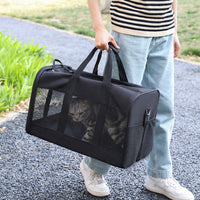 HKM-136147 Portable Foldable Pet Carrier for Dogs and Cats - Breathable Travel Handbag