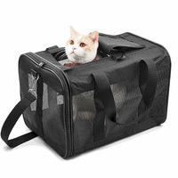 HKM-136147 Portable Foldable Pet Carrier for Dogs and Cats - Breathable Travel Handbag
