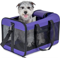 HKM-136147 Portable Foldable Pet Carrier for Dogs and Cats - Breathable Travel Handbag