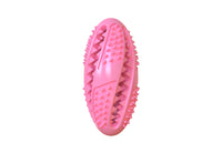 HKM-423827 Round Rubber Food Dispensing Pet Toy Ball for Dogs - Eco-Friendly Puzzle Teeth Cleaning Toy
