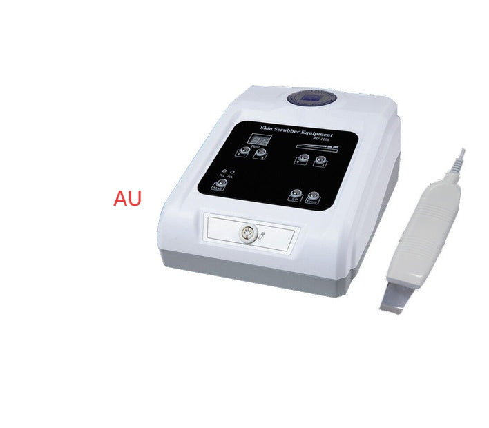 HKM-923475 Ultrasonic Peeling Machine for Deep Pore Cleansing and Skin Exfoliation - Black & White, 33cm x 27cm x 18cm