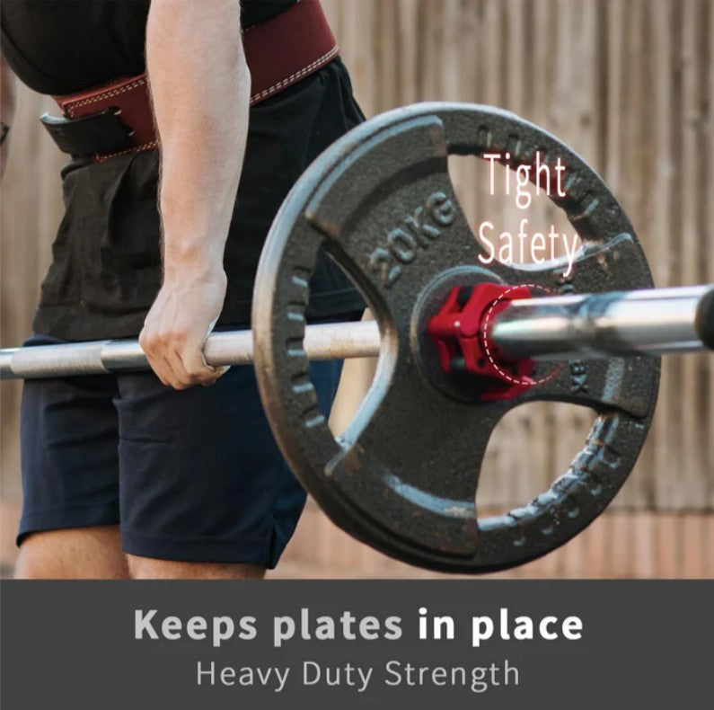 HKM-050707 Quick Release Barbell Plate Frame with Secure Buckle System