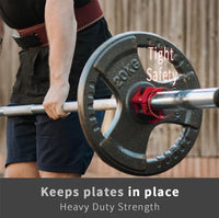 HKM-050707 Quick Release Barbell Plate Frame with Secure Buckle System