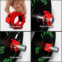 HKM-050707 Quick Release Barbell Plate Frame with Secure Buckle System