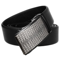 HKM-950931 Automatic Buckle Cowhide Belt for Men - First Layer Leather, Stylish Business Accessory