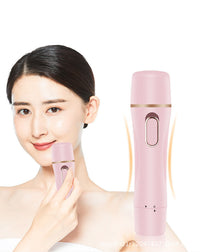 HKM-412691 4-In-1 Multifunctional Electric Epilator for Whole Body Hair Removal, USB Rechargeable, Pink, Includes 4 Cutter Heads, Cleaning Brush, and Manual