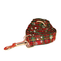 HKM-964755 Green Snowflake Christmas Pet Collar Set with Leash, Bow, and Vest ¨C Perfect for Festive Celebrations