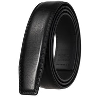 HKM-589331 Men's Leather Belt, Model LY35-122, Classic Style, No Buckle Design