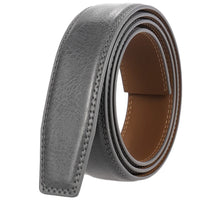 HKM-589331 Men's Leather Belt, Model LY35-122, Classic Style, No Buckle Design