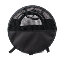 HKM-613651 Foldable Pet Pad for Backseat - Medium Soft Oxford Cloth, Solid Color Options in Black and Gray