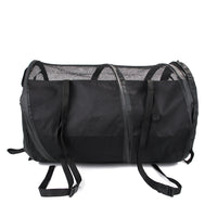 HKM-613651 Foldable Pet Pad for Backseat - Medium Soft Oxford Cloth, Solid Color Options in Black and Gray
