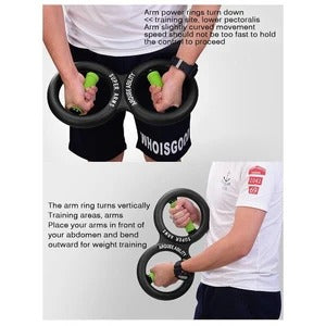 HKM-394195 Chest Expander for Strength Training and Muscle Toning