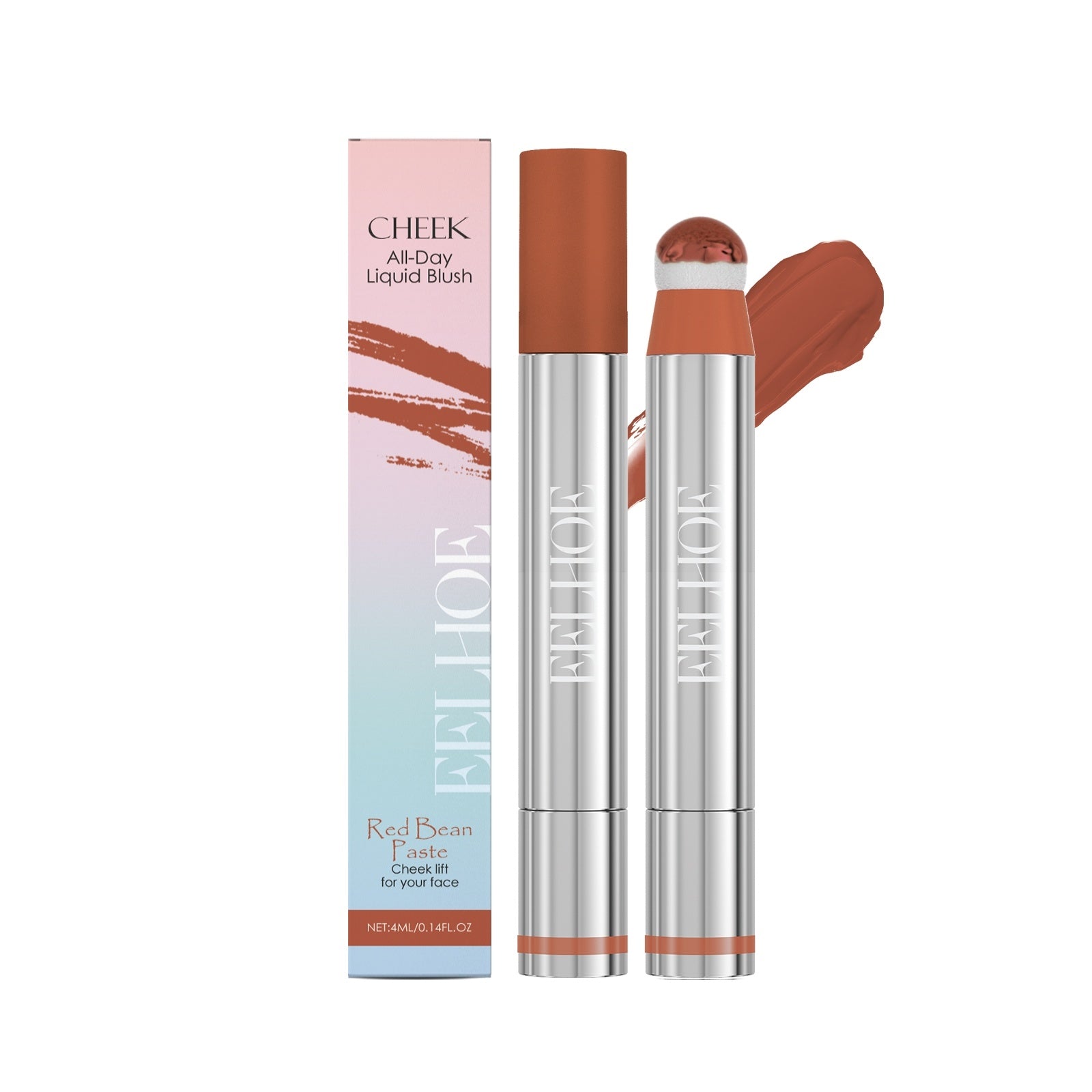 HKM-827283 All-Day Liquid Blush with Hydrating Formula - Long-Lasting Color & Moisture