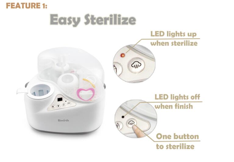 KTX-781139 Baby Bottle Sterilizer for Safe and Effective Cleaning