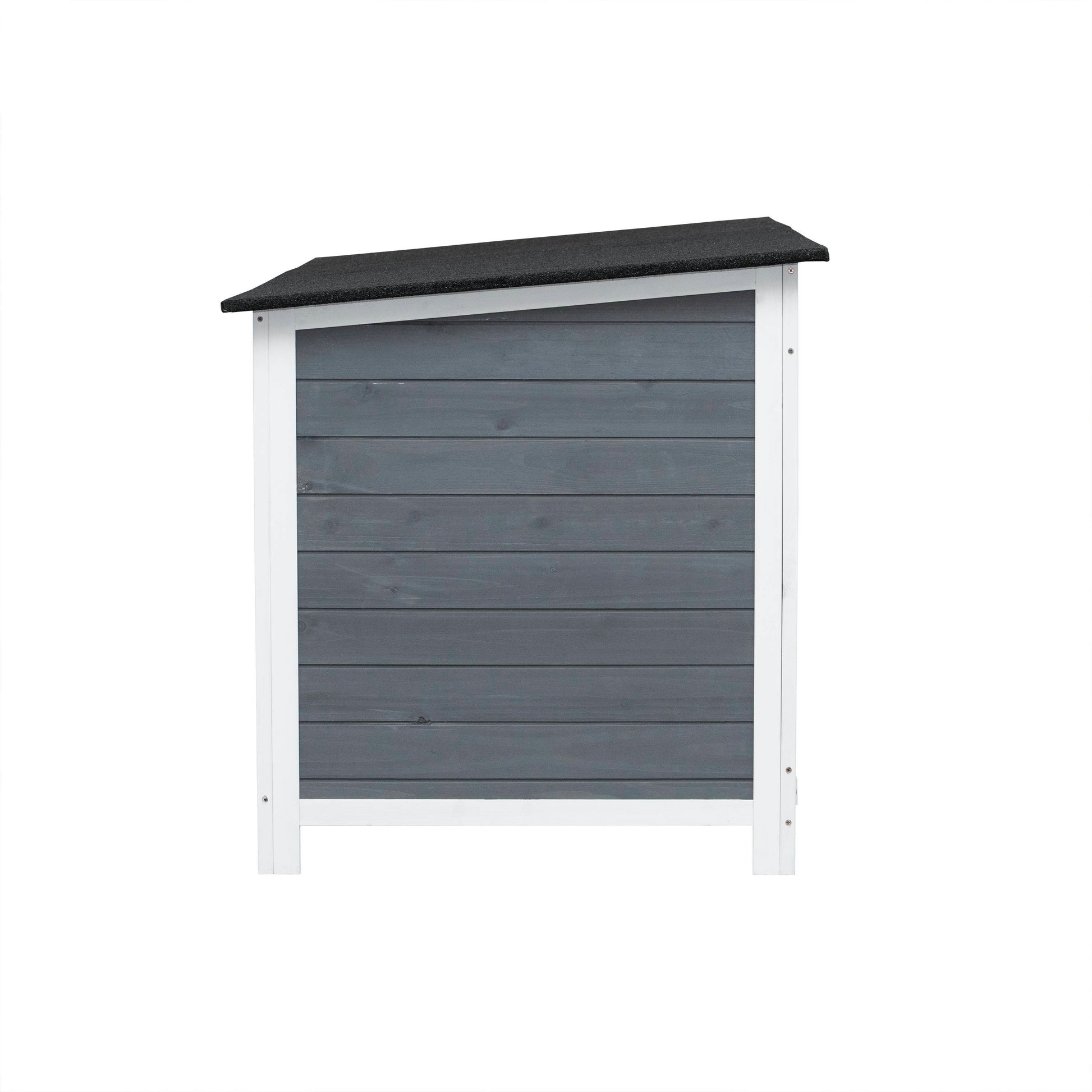 HKM-645267 Outdoor Chicken Hutch with Running Cage and Fir Wood Construction