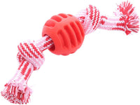 HKM-386451 Durable Chew Toy for Dogs with Rope - Soft Molar Tooth Cleaning Treat for Oral Health, Blue