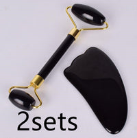 HKM-523987 Jade Roller and Gua Sha Set for Facial Massage and Skin Care