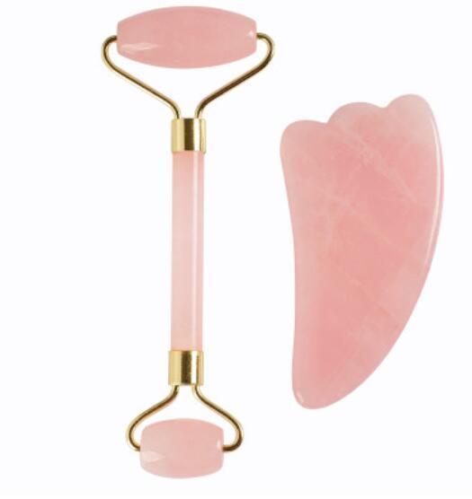 HKM-523987 Jade Roller and Gua Sha Set for Facial Massage and Skin Care